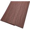 TopHomer Striscia di transizione del pavimento, 1 m x 5 cm, autoadesiva, in PVC, striscia divisoria per porte, pavimenti, per piastrelle, legno, laminato, unisce spazi vuoti (rovere rosso)