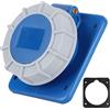 GAESHOW Spine CEE, CEE Presa di Corrente Trifase Dritta 16A 220-250V con Guarnizione IP67 Impermeabile Adatto per Camper Nautico, Spina Maschio e Spina Femmina per Yacht RV Camper Caravan