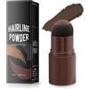 Hnonoxy Polvere per Attaccatura dei Capelli, Copertura dell'attaccatura dei Capelli - Impermeabile/Resistente Sudore, Ombretto Correttore per Coprire Radice Capelli Riempire Capelli Diradati (Medium Brown)