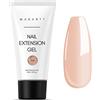 Makartt Gel Ricostruzione Unghie - Poly Nail Gel Acrilico per Unghie Ispessente, Estensione Unghies Gel a Lunga Durata, Acrygel Builder Nail Gel per Principianti e Professionisti, 50ML(Puce)