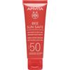 Apivita Bee Sun Safe Crema Viso Anti-Spot & Anti-Age Defense SPF 50 50ml - Crema Solare Viso Con Propoli, Alghe Marine, Finocchio Marino - Protezione UV, IR e Luce Blu - Combatte Rughe e Macchie