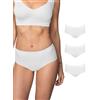 Bodyeffect - 3pz Slip Modellante e Contenitivo Uso Quotidiano con Tassello Antibatterico Art. 312152 (S/M, Skin, 3pz)