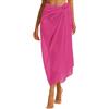 florynova Parei per le donne estate costumi da bagno bikini coprire lungo costume da bagno avvolgente copertura spiaggia, Rosso, Etichettalia unica