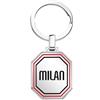 Seven Portachiavi Milan, In Acciaio, Bambini e Ragazzi, Squadra di Calcio, Idea regalo per tifosi