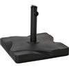 Easycomfort Base per Ombrellone in Plastica da 20kg per Pali da 32-38-48mm, 41.5x41.5x35cm