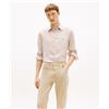 Tommy Hilfiger Camicia regular fit in puro lino a righe Uomo