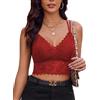 Avidlove Canotte estive da donna canotte da donna senza maniche canotte top slim fit camicie casual regolabili a doppia cinghia spaghetti camicette, Marrone, L