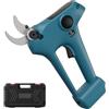 BITOON Cesoie da potatura senza fili per Makita 18 V, forbici elettriche da giardino con lama in acciaio al carbonio SK5 da 30 mm e display LCD (batteria non inclusa)