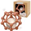 MCGMITT Palline sensoriali per Palla a Mano tattile per Neonati, Palla da Presa per Bambini Giocattolo sensoriale per Bambini Palla da Gioco per dentizione e Presa per Migliorare l'esperienza (Arancia)