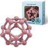 MCGMITT Massaggia Gengive Neonati, Confezione Silicone Giochi Dentizione Neonato 3-6 mesi, Giochini Neonato 6-12, 12-24 mesi, Massaggiagengive Facili da Afferrare, BPA FREE, Rosa