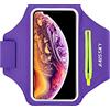 Guzack Fascia da Braccio Sportiva porta cellulare per iPhone 17 16 15 14 13 12 11 Pro Max, Samsung Galaxy A55/S25, HUAWEI/Xiaomi, fino a 6,9, Bracciale Sportivo con Supporto per Auricolari