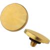 Haoge SRB-DG - Pulsante di scatto in metallo per LeicaM8 M9 M10 M-E M-P M9-P M-A e Fujifilm XE4 X-E2 X-E3 X-T2 X-T3 X-T10 X-T20 X-Pro3 X-Pro2 X100V X100T X100S X100F convesso dorato