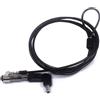 Ewent Lucchetto per Laptop con Chiave NanoSaver, Cavo di Sicurezza per Laptop Tablet e Smartphone con Nano Slot, Tecnologia di Blocco Cleat & Cavo in Acciaio al Carbonio antitaglio, Cavo 1.8 Metri