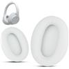 Krone Kalpasmos Cuscinetti auricolari di ricambio per cuffie WH-CH720N, cuscinetti auricolari compatibili con Sony WH-CH720N, cuscinetti auricolari WH-CH720N in similpelle con memory foam, Bianco