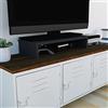 Henor supporto per monitor rialzo TV in legno 62 x 26.5 x 12 cm portata 50 kg Grafite