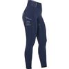 Equestro Leggings donna slim fit con strass EQUESTRO
