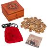 Lo Scarabeo Rune Legno Deluxe, Multicolore, RUNE11NEW