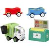Little Tikes Camion dei rifiuti Let's Go Cozy Coupe con Veicolo Spingi e Vai per Giocare sul Pavimento o sul Tavolo. Adatto dai 3 Anni