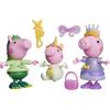 Peppa Pig, Set L'outfit dei Tre Piccoli maialini con 3 Action Figure e 12 Accessori alla Moda Facili da Indossare, Giocattoli per età prescolare, per Bambine e Bambini dai 3 Anni in su
