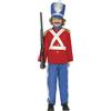 FIESTAS GUIRCA Costume soldatino di Piombo Schiaccianoci soldatino di Stagno Bambino
