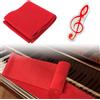 Doukesh Tastiera Pianoforte Parapolvere con Clip Note Musicali,Copritastiera Pianoforte Panno,Copritastiera Pianoforte,Copertura Pianoforte Cover per Pianoforte 88 Tastiera Protettivo Dirt-proof