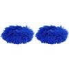 PATIKIL CopriMicrofono In Pelliccia 25mm x 56mm Protezione Per Microfono Per Interno Esterno Blu Confezione Da 2 Pezzi