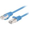 Lanberg Cavo di rete Lanberg Patchcord kat.6 FTP 1m PCF6-20CC-0100 Blu 10-pezzi [AKLAGKSP6000728]