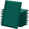 UCGOU Buste imbottite a bolle da 10 x 20 cm, colore verde, confezione da 100 buste imbottite per piccole imprese, opache, autosigillanti, per boutique, buste per spedizioni postali