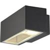 SLV BOX lampada da parete outdoor QT-DE12, IP44, up/down, antracite, R7s max. 80W