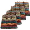 Greenland Home Fashions Greenland Home Southwest - Cuscino per sedia con tripla imbottitura, 4 pezzi (confezione da 1)
