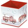Herding babybest Scatola portaoggetti Feuerwehr, 30 x 30 x 30 cm, 100% Polipropilene, Multicolore