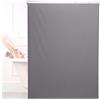 Relaxdays Tenda per Doccia Moderna, 120x240, Vasca da Bagno, Idrorepellente, Montaggio a Soffitto, Rullo Finestra,Grigia