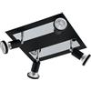 Eglo LED lampada da soffitto Sarria, lampada da soffitto a 4 luci, faretti | in metallo, lampada da soggiorno nero e cromo, spot con lampadine GU10, luce calda
