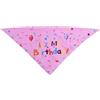 Daleweo Bandana Cane Compleanno Rosa, Sciarpa Triangolare per Cani Regolabile in Cotone Morbido, Accessori Festa Compleanno Cane e Decorazioni Torta per Cani Taglia Media e Grande