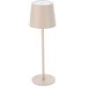 M mimotec Lampada da tavolo Led touch Serena 2W Beige CCT temperatura colore regolabile portatile a batteria ricaricabile USB M mimotec