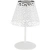 M mimotec Lampada da tavolo Led Hearth 1W Bianca portatile ricaricabile energia solare Bianco caldo 2500K M mimotec