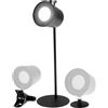 M mimotec Lampada da tavolo Led touch Leni 2W Nera CCT temperatura colore regolabile portatile a batteria ricaricabile USB M mimotec