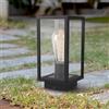M LEDME Lampioncino Led Ducte Plus Nero 24cm IP44 1 x E27 M LEDME