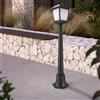 M LEDME Lampione Led House Plus Nero 1 metro IP44 1 x E27 M LEDME