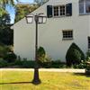 M LEDME Lampione Led House Plus Nero 2 metri IP44 1 x E27 M LEDME