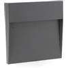 iSG Lighting Segnapasso Led Plum 6W Grigio a superfice Quadrato IP54 CCT temperatura colore regolabile iSG Lighting