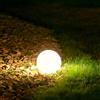 M mimotec Sfera Led Ball luminosa decorativa da giardino 1W Bianca con pannello solare 200×200 mm IP44 Bianco caldo 3000K M mimotec