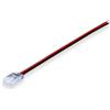 M LEDME Connettore iniziale cablato striscia Led COB Free Cut 12-24V 8mm monocolore 2 pin con cavo IP20 M LEDME