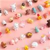LEEQ 12pcs Mini scatola cieca - Simpatiche mini statuette di animali, giocattoli casuali con borsa cieca per animali, per riempitive per uova di Pasqua, premi in classe, bomboniere