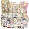 BoomTeck 240PCS Adesivi per Scrapbooking Vintage Carta per Scrapbooking Adesivi Decorativa Viaggio Scrapbooking Sticker Accessori Retrò DIY Adesivi Washi Set per Journal Diario Album Taccuino Calendari Planner