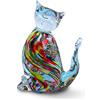 Gocce di Murano Ornamento Centrotavola Animale in Vetro Made in Italy, Lavorato Artigianalmente Secondo la Tradizione degli Artigiani di Murano Vetro Soffiato con Riflessi Interni