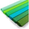 Netuno 6 rotoli di carta crespa verde tropicale 200 x 50 cm carta crespa colorata alta qualità per lavoretti creativi fai da te regali compleanno matrimonio Natale Pasqua Carnevale decorazioni