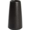 HUBUISH Vaso nero opaco - Grande vaso in ceramica nera da 20,3 cm per fiori, vasi semplici per erba della pampa, vasi minimalisti bohémien per centrotavola, decorazione per la casa, decorazione del bagno