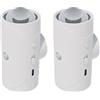 Hyunlai 2 Pezzi Lampada da Muro con Sensore di Movimento, Luci LED RGB a Scomparsa per Interni, Illuminazione Noturna Ricaricabile Senza Fili per Camera da Letto, Soggiorno, Corridoio, Scale - Bianco