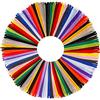 Nothers 50 Pezzi Cerniere in Nylon, 20cm Nylon Bobina Cerniere Chiusura Lampo Colorata per Sartoria Artigianato da Cucire, 25Colori